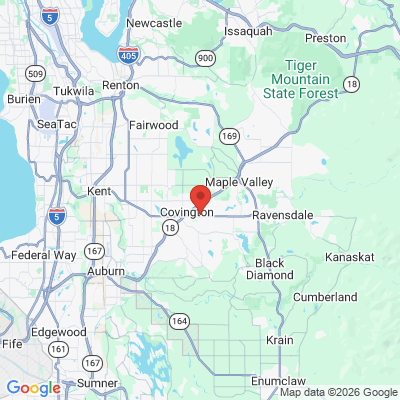 Map to  office in Covington, WA