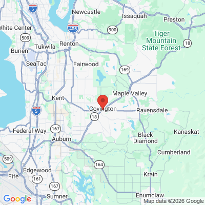 Map to  office in Covington, WA