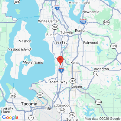 Map to  office in Kent, WA