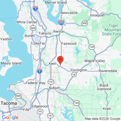 Map to  office in Kent, WA