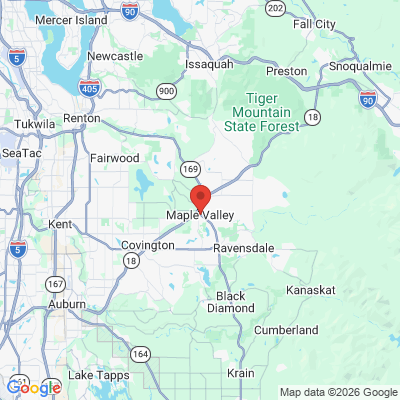 Map to  office in Maple Valley, WA