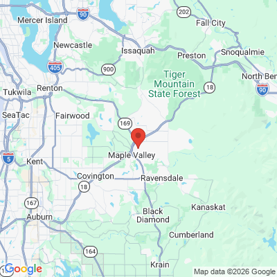 Map to  office in Maple Valley, WA