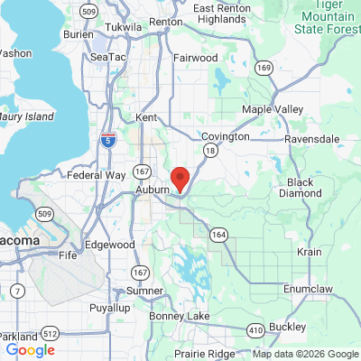 Map to  office in Auburn, WA