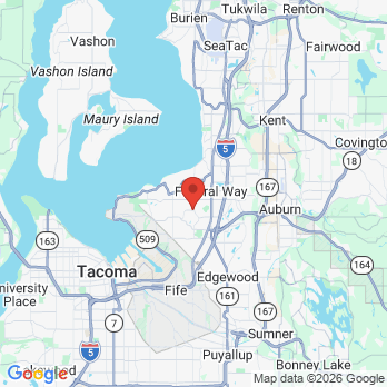 Map to Divine Dental office in Federal Way, WA