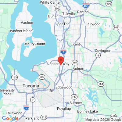 Map to  office in Federal Way, WA