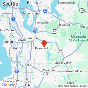 Map to Renton Dental office in Renton, WA