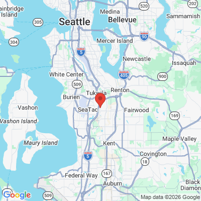Map to  office in Tukwila, WA