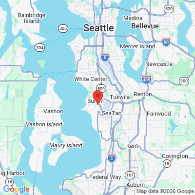Map to  office in Burien, WA