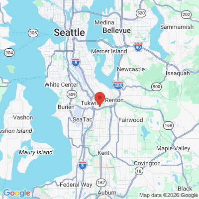 Map to  office in Tukwila, WA