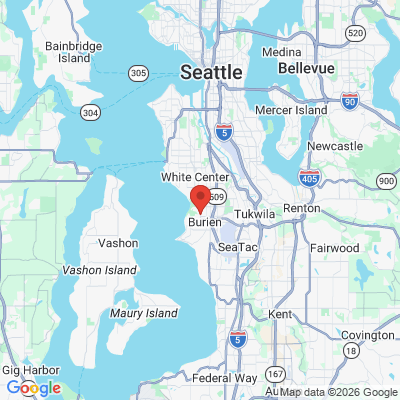 Map to  office in Burien, WA