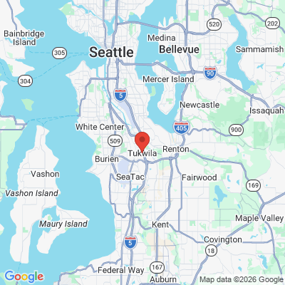 Map to  office in Tukwila, WA