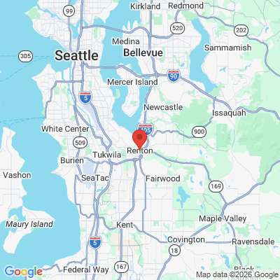 Map to  office in Renton, WA