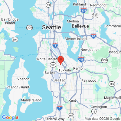 Map to  office in Tukwila, WA