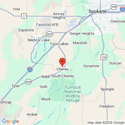 Map to  office in Cheney, WA