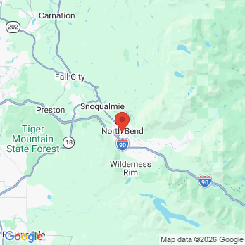 Map to North Bend Dental Care: Chris J. Allemand, DDS office in North Bend, WA