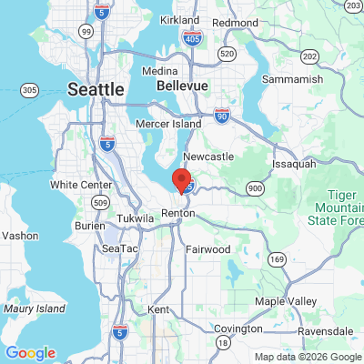 Map to  office in Renton, WA