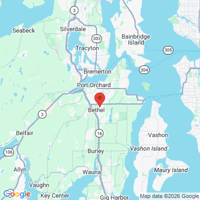 Map to  office in Port Orchard, WA