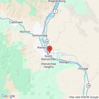 Map to  office in East Wenatchee, WA