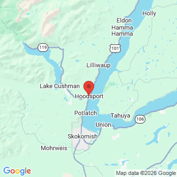 Map to TLC Family Dental office in Hoodsport, WA