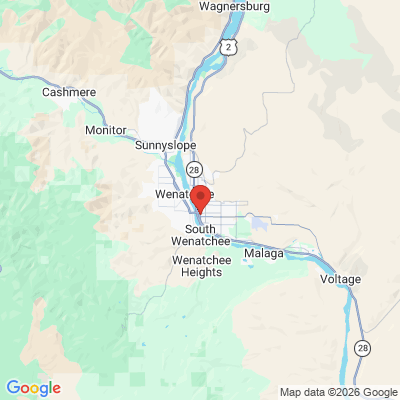 Map to  office in East Wenatchee, WA