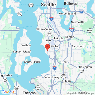 Map to  office in Normandy Park, WA
