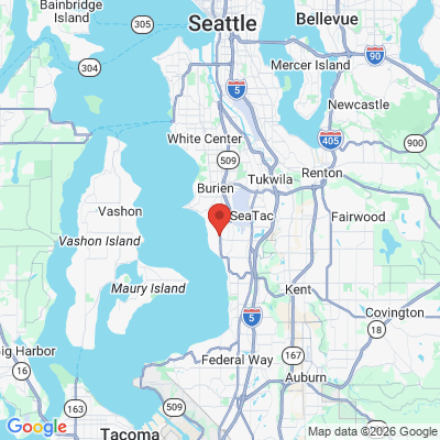 Map to  office in Normandy Park, WA
