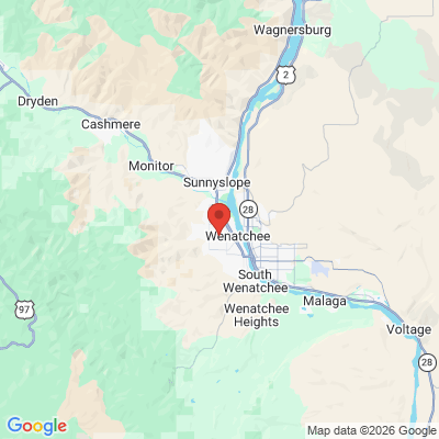 Map to  office in Wenatchee, WA