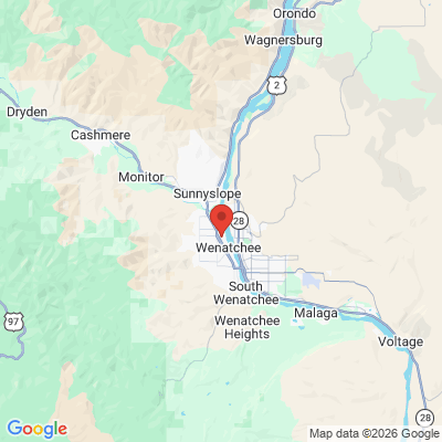 Map to  office in Wenatchee, WA