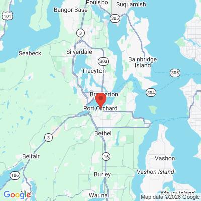 Map to  office in Port Orchard, WA