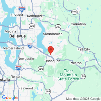 Map to Dr. Ronald Sherman office in Issaquah, WA