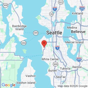Map to Kyle A. Smits, DDS office in Seattle, WA