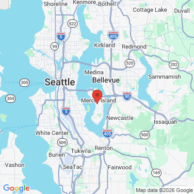 Map to  office in Mercer Island, WA