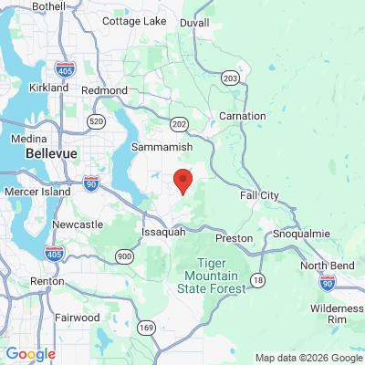 Map to  office in Sammamish, WA