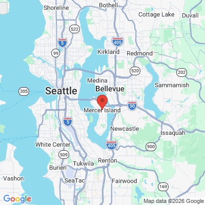 Map to  office in Mercer Island, WA