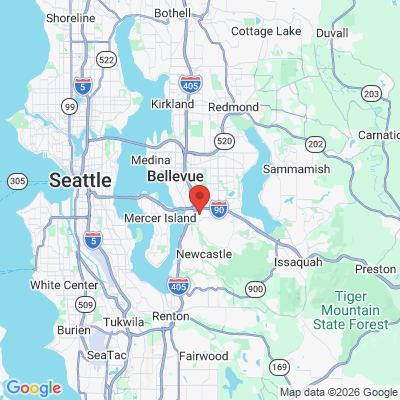 Map to  office in Bellevue, WA