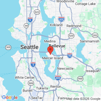 Map to BRAD JUDY, DDS, PLLC office in Mercer, WA