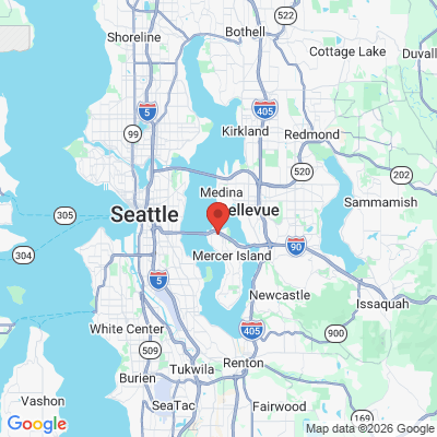Map to  office in Mercer Island, WA