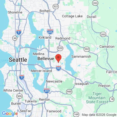 Map to  office in Bellevue, WA
