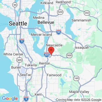 Map to Highlands Family Dental Center office in Renton, WA