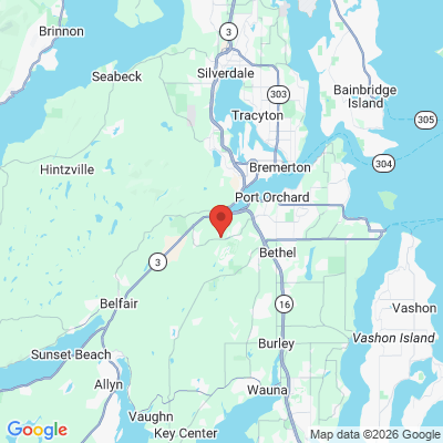 Map to  office in Port Orchard, WA