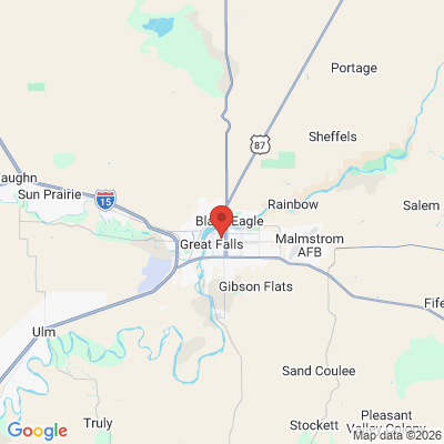 Map to  office in Great Falls, MT