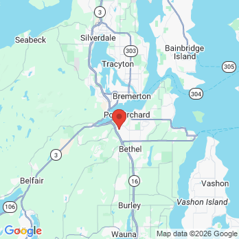 Map to 912022453 office in Port Orchard, WA