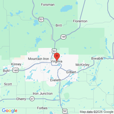 Map to  office in Virginia, MN