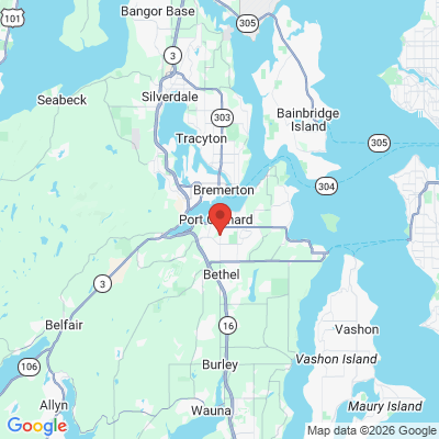 Map to  office in Port Orchard, WA