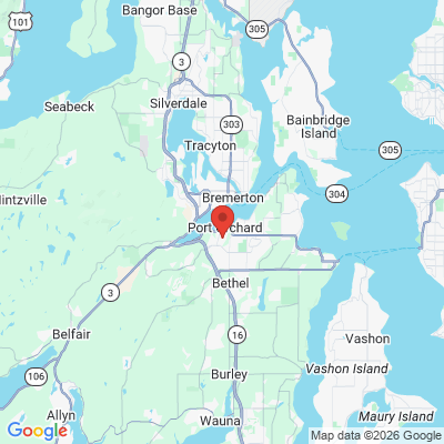 Map to  office in Port Orchard, WA