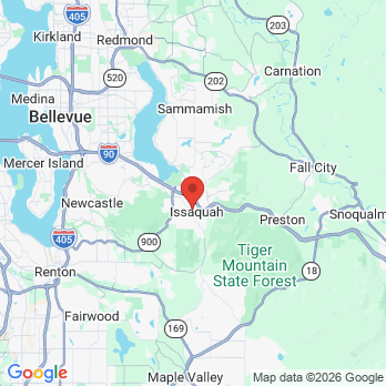 Map to Bae Dentistry In Issaquah office in Issaquah, WA