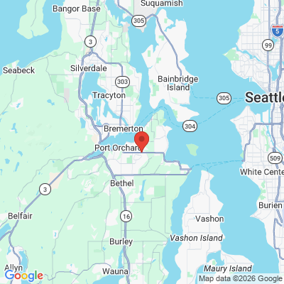 Map to  office in Port Orchard, WA