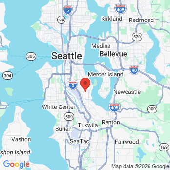 Map to Green Leaf Dental office in Seattle, WA