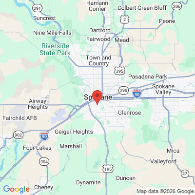 Map to  office in Spokane, WA