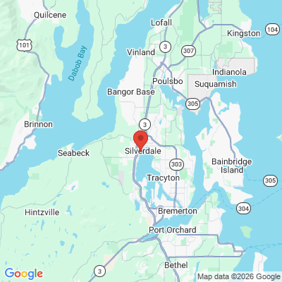 Map to  office in Silverdale, WA